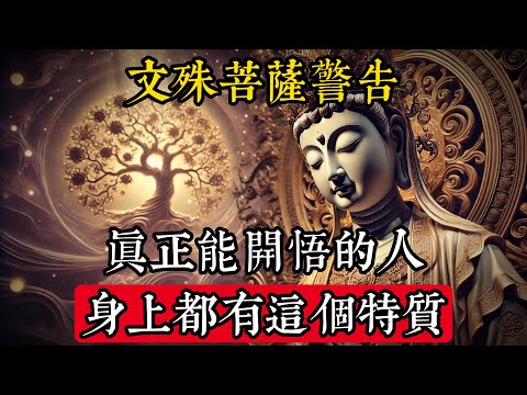 【末法時代的覺醒】文殊菩薩警告：真正能開悟的人，身上都有這個特質#佛學 #禪宗 #佛教哲學 #佛教經典