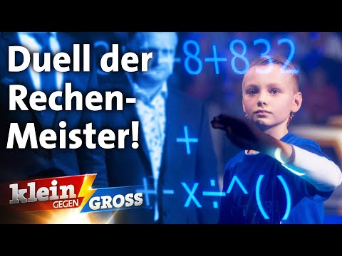 Wer rechnet schneller auf 100? Mathegenie Leon (12) vs. Kopfrechenmeister | Klein gegen Groß