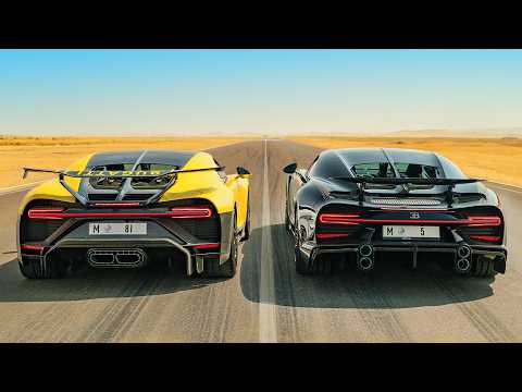 Bugatti Chiron Super Sport v Pur Sport: DRAG RACE