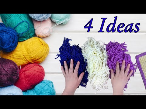 AWESOME YARN RUGS THAT EVERYONE CAN MAKE! 4 BEST FLUFFY RUGS!