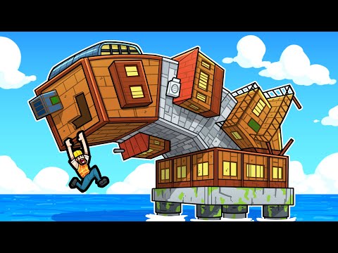 Building a vertical city in a flooded world, but PHYSICS are on!