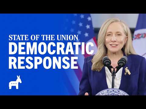 Gov. Abigail Spanberger delivers Democratic response to Trump's State of the Union