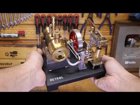 I assembled a miniature steam engine. Its awesome!