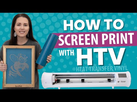Use Heat Transfer Vinyl (HTV) for Screen Printing