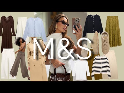 M&S NEW IN Spring Summer | Capsule Wardrobe + Try On Haul - Trafford Cente in Store 🙋🏼♀️