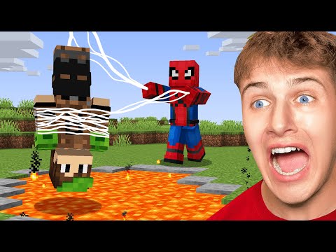 Minecraft Manhunt but I'm Superheroes