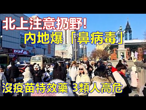 北上注意扔野 ! 內地爆「鼻病毒」沒疫苗特效藥 3類人高危 !