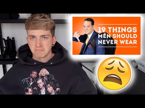 Fashion Stylist Reacts to Gentleman's Gazette - '19 Things Men Should Never Wear'