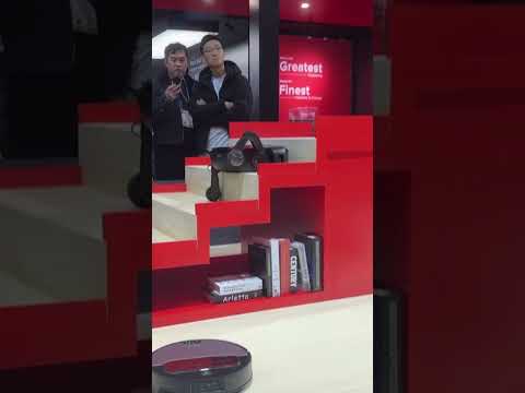 Roborock Saros Rover Climbing Stairs at CES 2026
