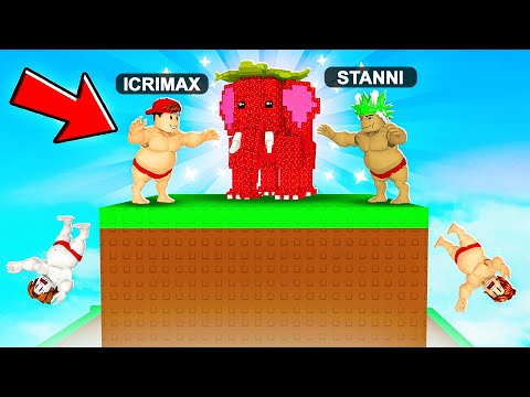 SUMO BATTLE um STRAWBERRY ELEPHANT in Roblox!