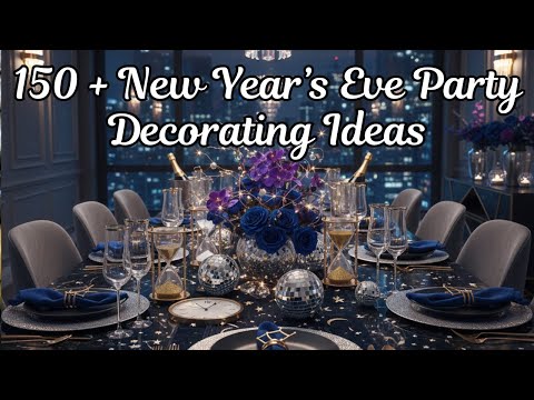 How to Decorate for a New Year's Eve Party - 150 + New Year's Eve Party Decorating Ideas