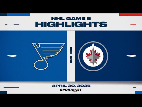 NHL Game 5 Highlights | Blues vs. Jets - April 30, 2025