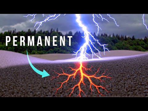 I Captured The Footprint of Lightning (fulgurite)