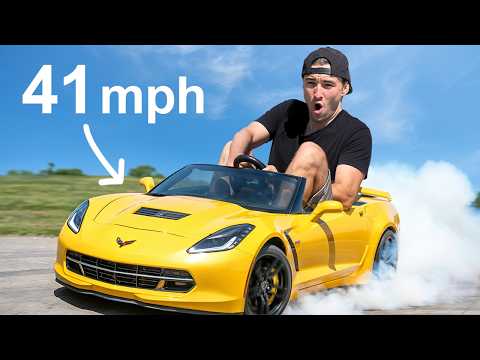 I Turned a Toy Car into Mini Race Car!