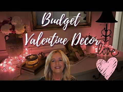 Budget Valentine's Day Decorating: Shop with Me, DIY Garland & Thrifty Finds!