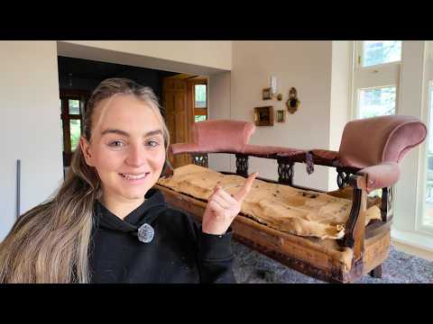 Almost finished the living room & sofa restoration begins (Ep. 81)