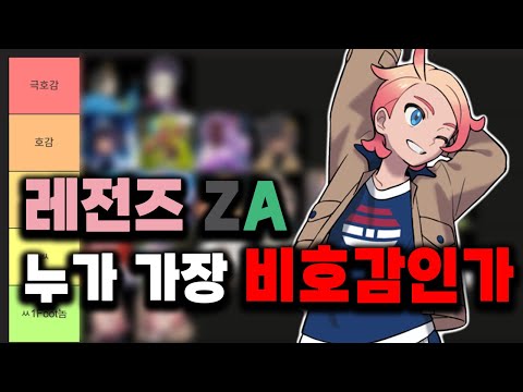 Which Legends ZA character was the most disliked? [Pokemon Tier List]