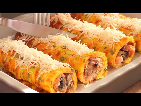 Just mix 3 eggs and potatoes! This dish will impress everyone instantly! Yummy!