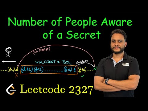 Number of People Aware of a Secret | Recursion | Memoization | Tabulation | Leetcode 2327