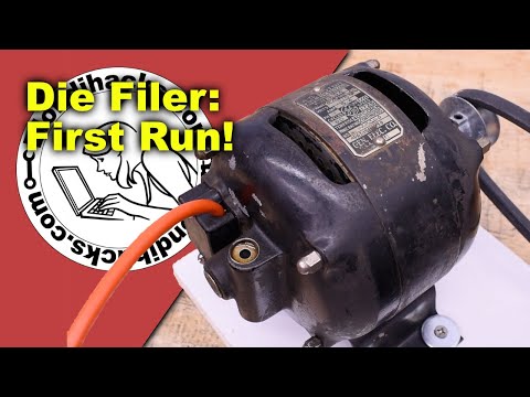 1934 Electric Motor - Let's Build A Die Filer, Part 8.