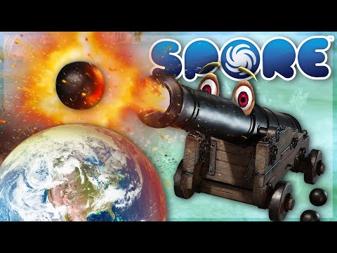 Conquering Spore as a Literal Cannon.
