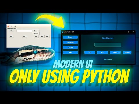 STOP Using Outdated Tkinter UIs! This Is the Future of Python Interfaces 👀
