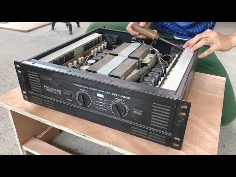 Restoration professional power amplier // Restore 3600W large power amplifier