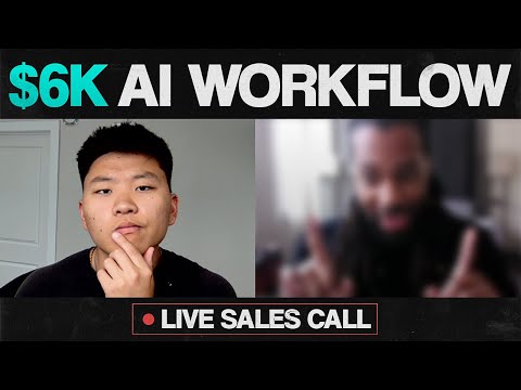 How I Sold a $6000 AI Workflow to a Business (Live Sales Call)