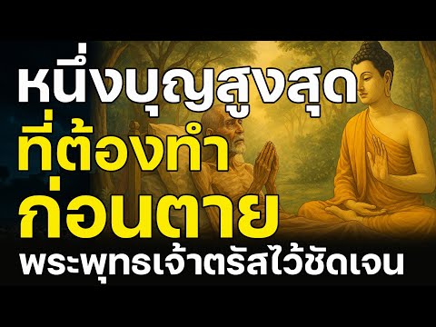 หนึ่งบุญสูงสุด ที่ต้องทำ...เมื่อใกล้ตาย พระพุทธเจ้าทรงตรัสไว้ชัดเจน..แต่หลายคนไม่รู้