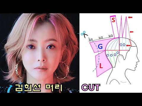 김희선 머리 입니다/미듐기장머리/미듐레이어/hair style/hair style/how to cut quick