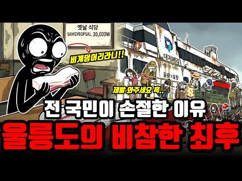 손님 20만명을 전부 쫓아냈다! 결국 모두가 손절한 울릉도의 몰락