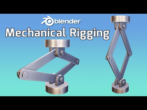 Mechanical Rigging And Animation | Blender 4.4 Tutorial
