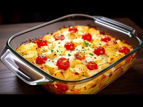 My grandma showed me this recipe with potatoes! A simple recipe in 10 MINUTES!
