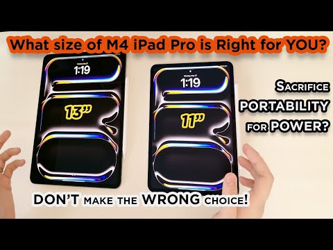 M4 iPad Pro: 13” VS 11” - Which size is BEST for you?