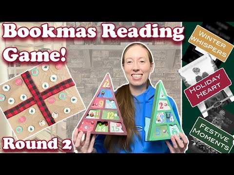 Letting My Bookmas Game Pick My Weekly Holiday Reads! 🎲❄️📖 | Holiday Reading Game Round 2 | 🎁📚