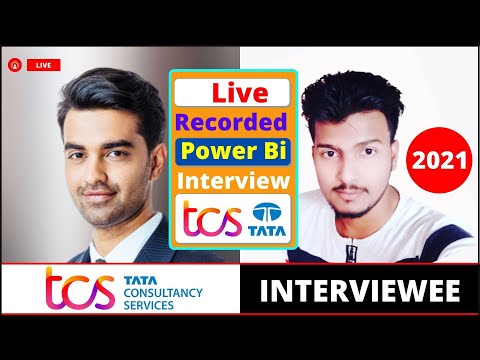 Live Recorded Interview For Power Bi Developer [Experienced] || TCS-2021