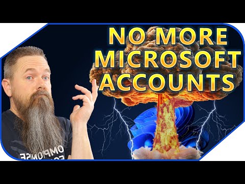 NO MORE Microsoft Accounts At All.