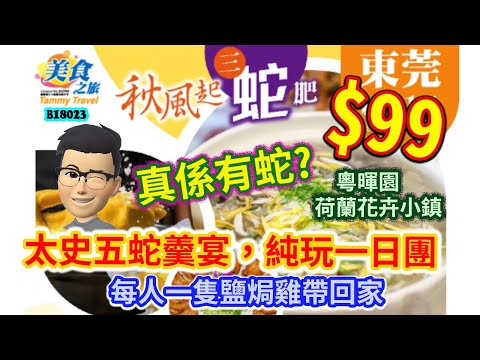 痴痴呆呆2025東莞菊花蛇羹 一日團 (B18023) $99