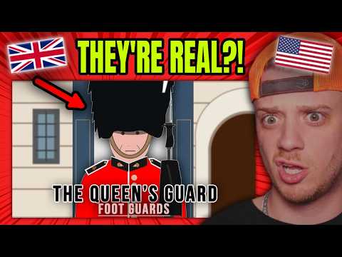 American Reacts to The Queen's Guard