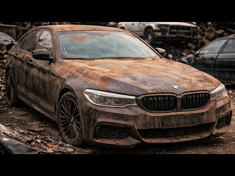 Flooded BMW 530Li Restoration | Full Water-Damaged Luxury Sedan Rebuild