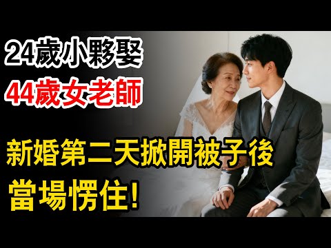 24歲小夥娶44歲女老師，新婚第二天掀開被子時，當場愣住！#生活經驗 #人生故事 #自述 #家庭故事 #溫暖 #中老年 #為人處世 #日常 #人生感悟