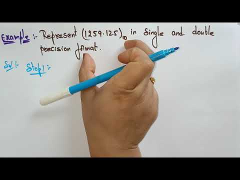 Floating point representation | Example-1 | COA | Lec-07 | Bhanu Priya