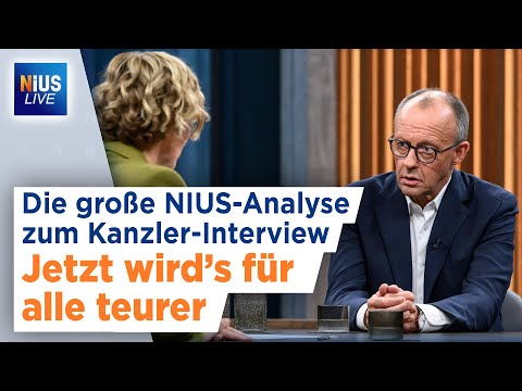 Der Kanzler hat keine Ahnung, wovon er redet  | NIUS Live vom 06. Oktober 2025