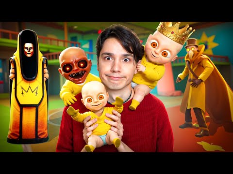 СБЕЖАЛ из ДЕТСКОГО САДА от МАЛЫША В ЖЁЛТОМ ▶︎ The Baby in Yellow: Crown Childcare