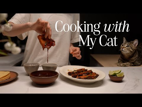 Kimchi Quesabirria Tacos + Life with My Cat