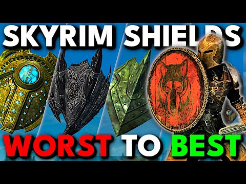 Every Skyrim Heavy Shield RANKED Worst to Best