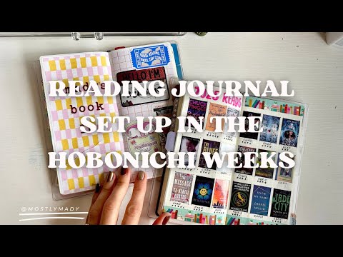2026 Reading Journal Set Up in Hobonichi Weeks 