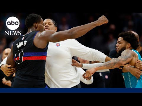 NBA on-court brawl leads to 4 player suspensions