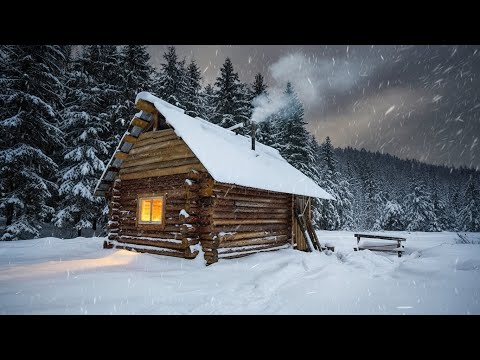 DIY Off-Grid Log Cabin: Building a Shelter from Dead Wood | From Start to Finish