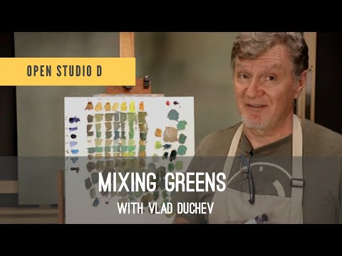 How to Mix Greens. Learn Oil Painting with Vlad Duchev